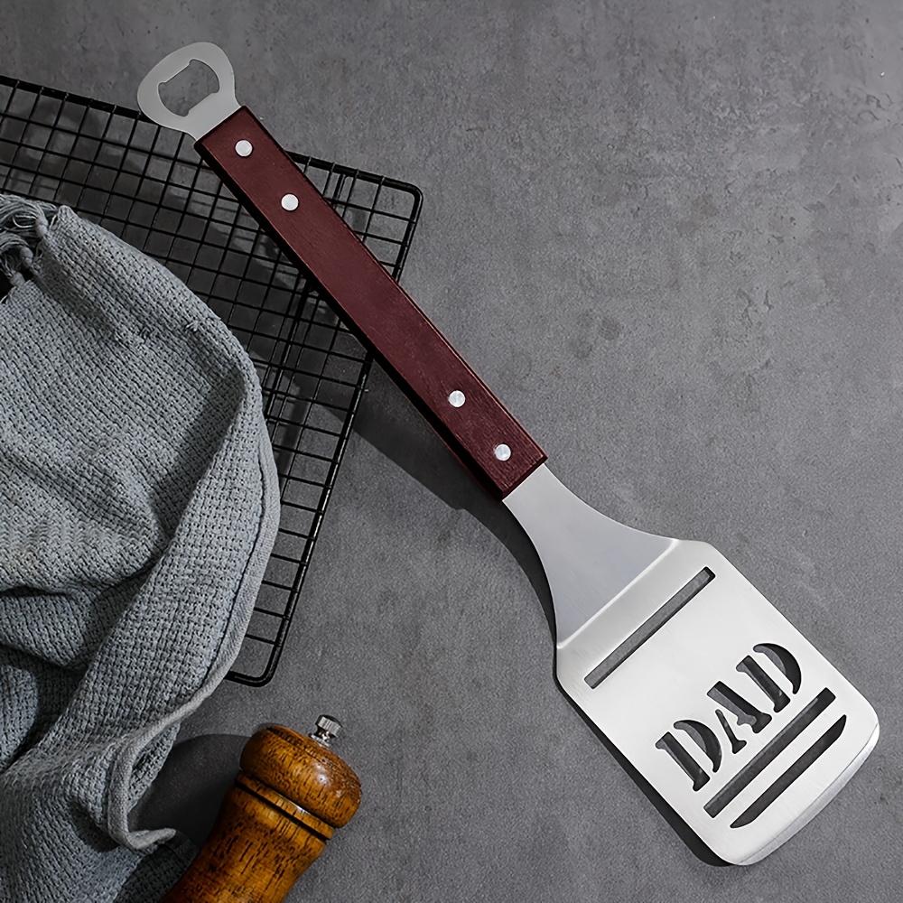 Stainless Steel BBQ Spatula wi - Okonomiyaki Spatula บทวิจารณ์และราคา