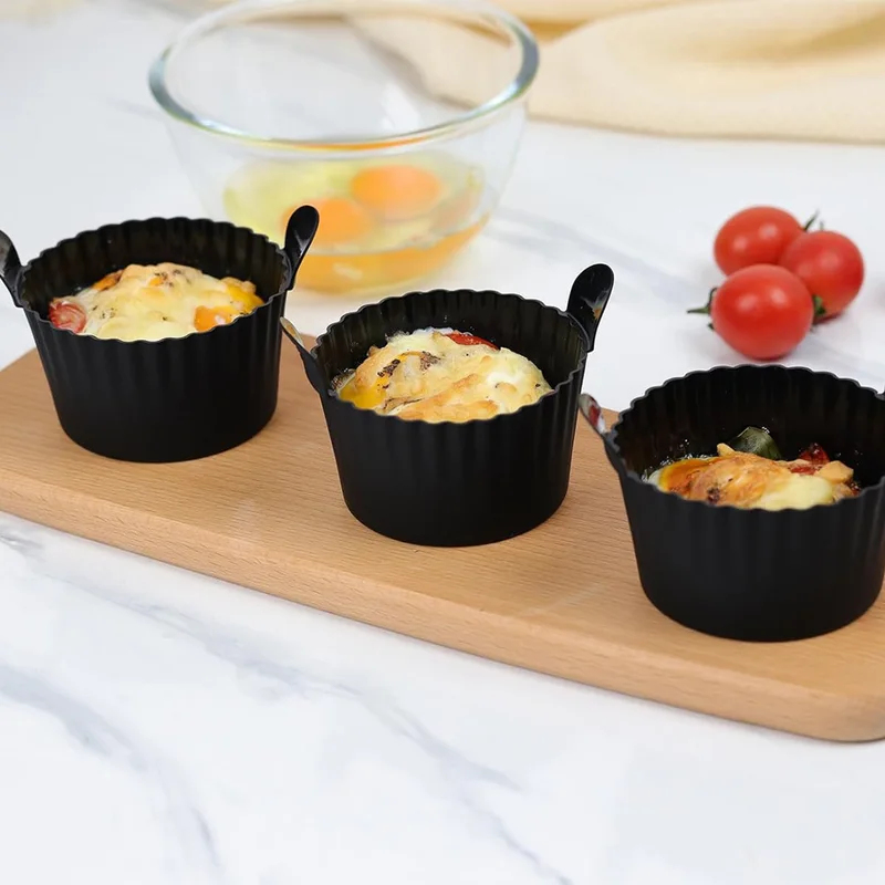 Silicone Air Fryer Egg Poacher - Egg Waffle Pan บทวิจารณ์และราคา
