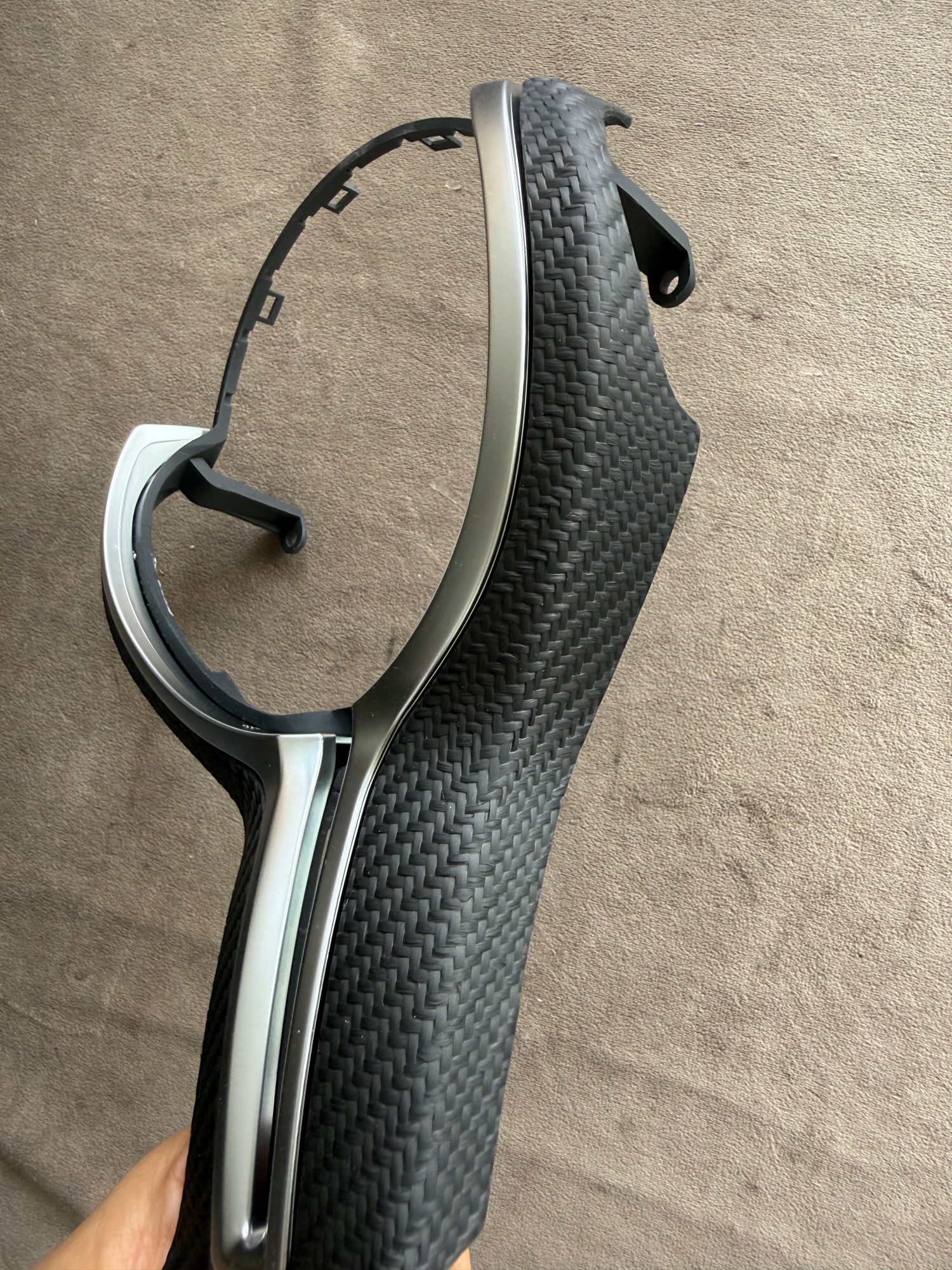 Steering Wheel Cover Plate Rea - Crepe Pan Carbon บทวิจารณ์และราคา