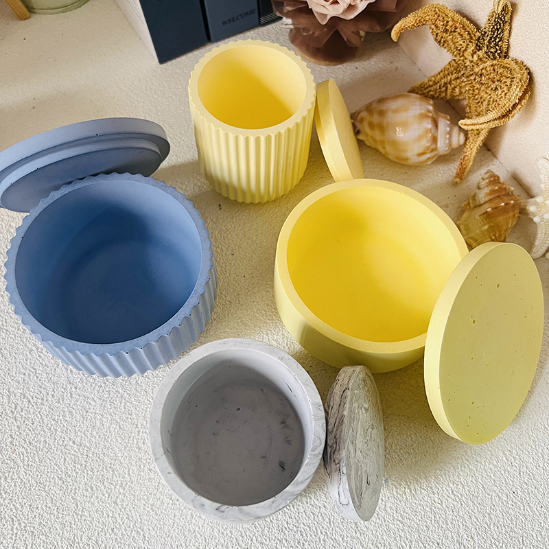 Cement Candle Jar Silicone Mol - Potsticker Mold บทวิจารณ์และราคา