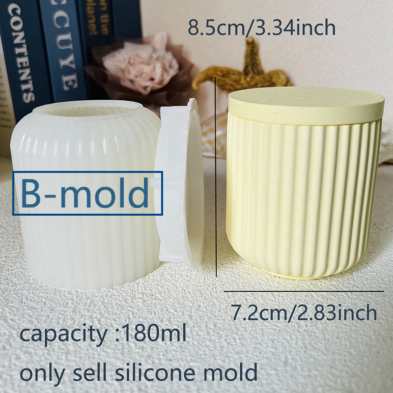 Cement Candle Jar Silicone Mol - Potsticker Mold บทวิจารณ์และราคา
