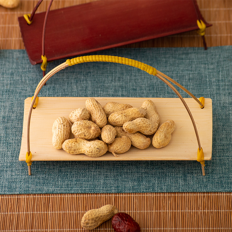 Handwoven Bamboo  Tea Tray Wed - Dim Sum Basket บทวิจารณ์และราคา