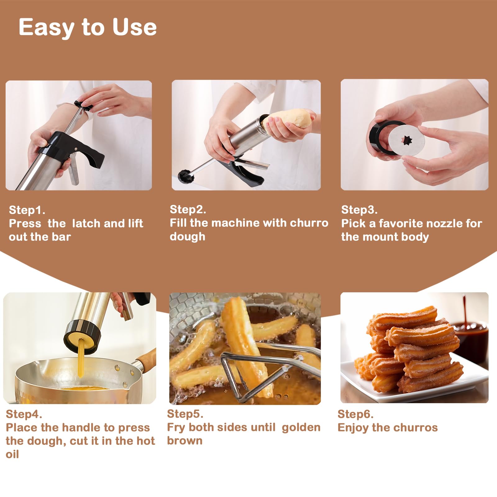 Traditional Churro Maker Machi - Churros Maker Gun บทวิจารณ์และราคา
