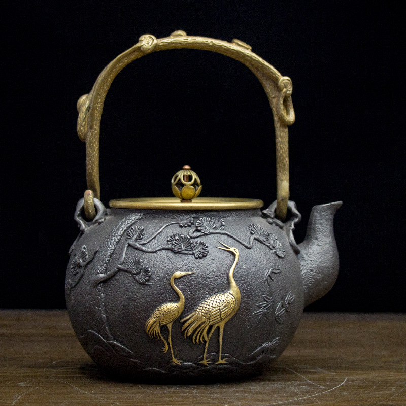 New Cast Iron Teapot Vintage T - Cast Iron Corn บทวิจารณ์และราคา