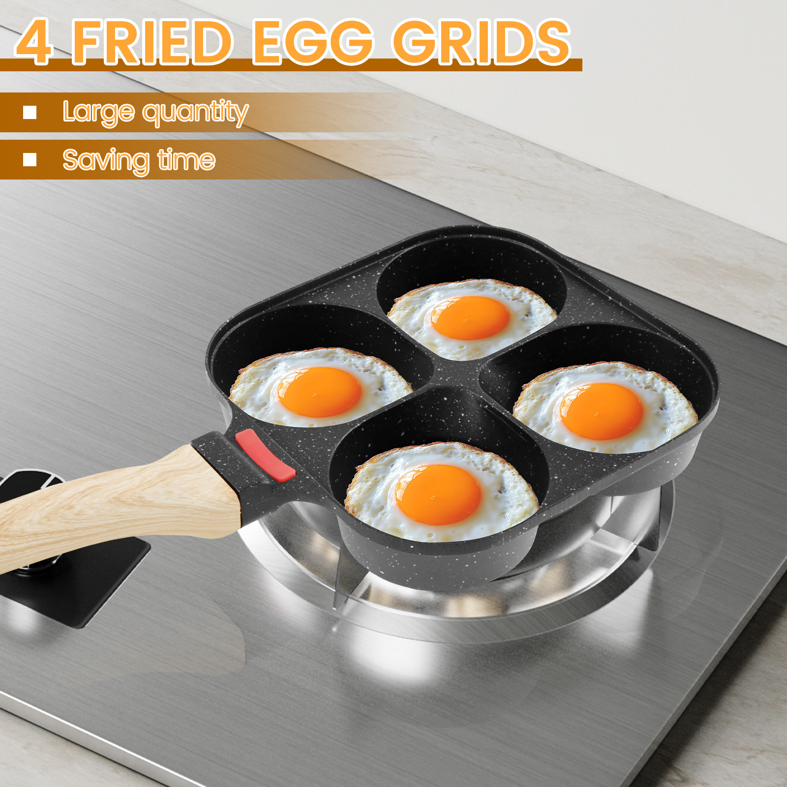 Egg Frying Pan Nonstick Pancak - Egg Waffle Pan บทวิจารณ์และราคา