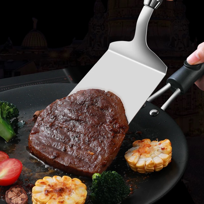 Stainless Steel Frying Spatula - Okonomiyaki Spatula บทวิจารณ์และราคา