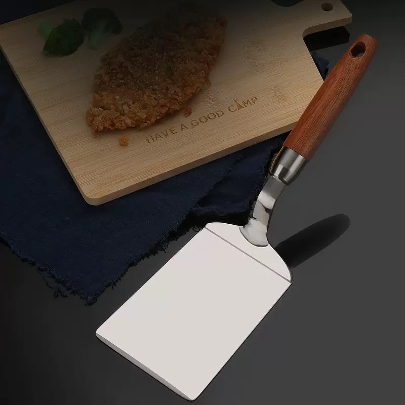Stainless Steel Frying Spatula - Okonomiyaki Spatula บทวิจารณ์และราคา