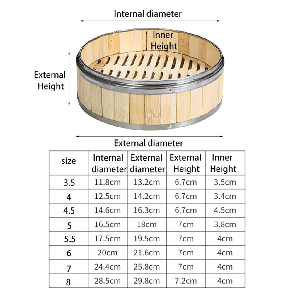 Dim Sum Bao Buns Bamboo Lid St - Bao Steamer Bamboo บทวิจารณ์และราคา