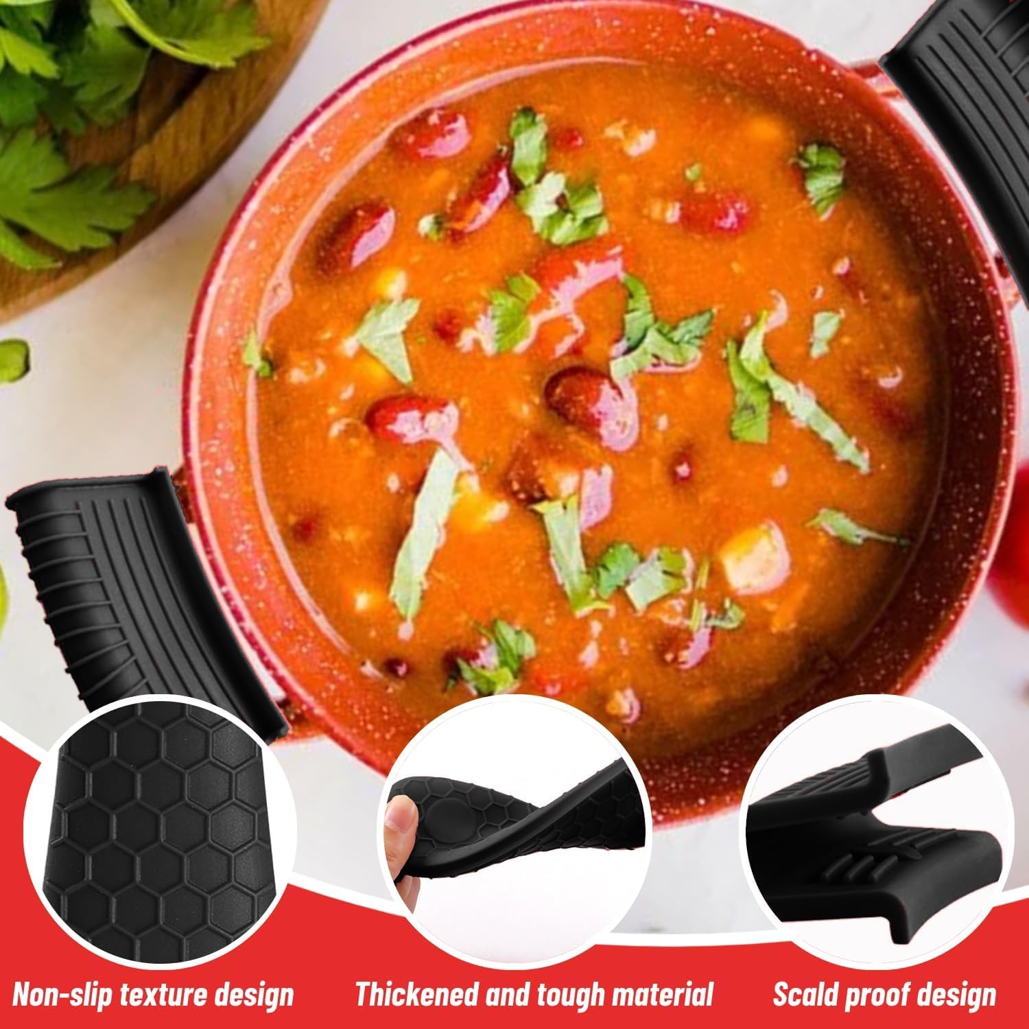 Silicone Heat-Resistant Handle - Cast Iron Corn บทวิจารณ์และราคา