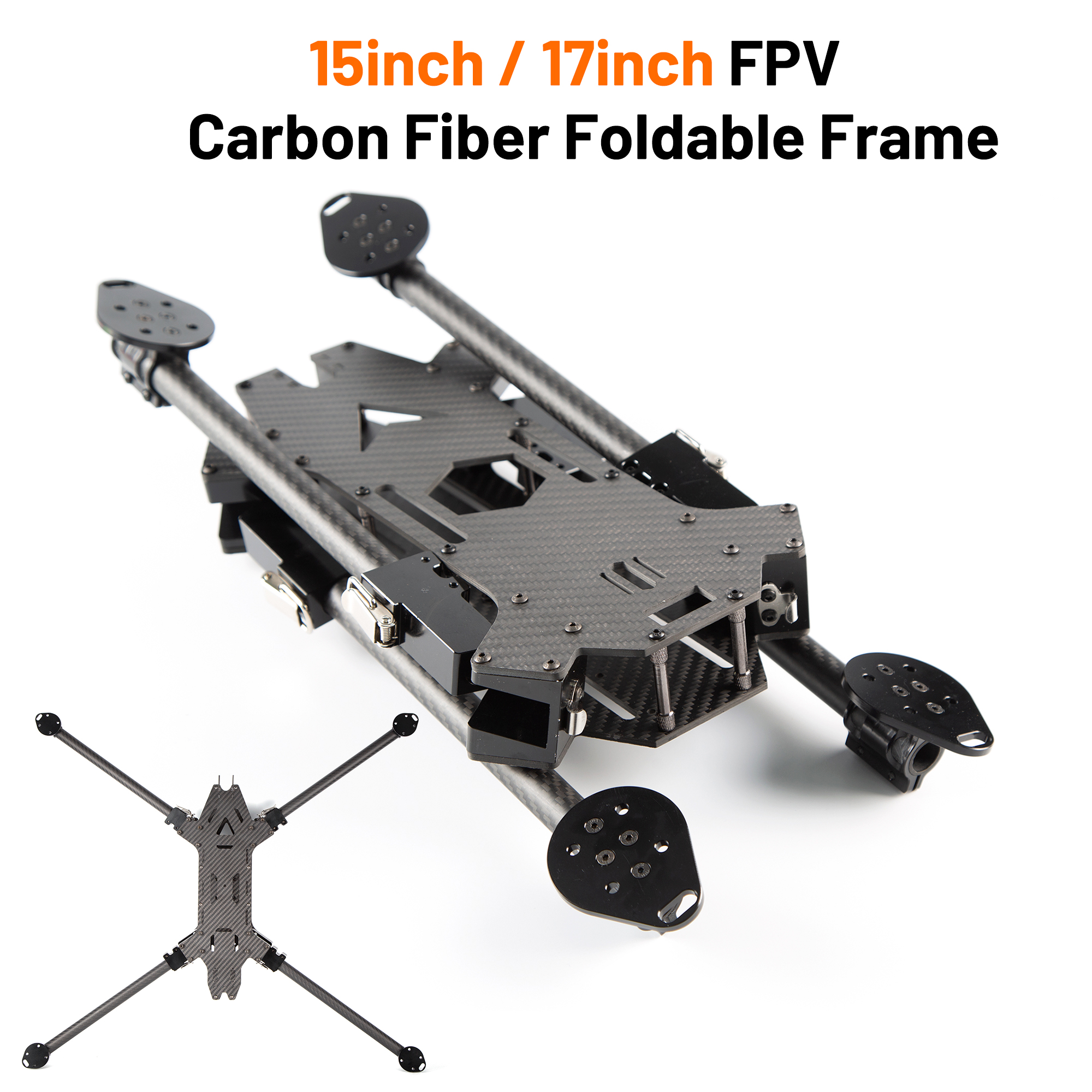 15inch /17inch FPV Carbon Fibe - Crepe Pan Carbon บทวิจารณ์และราคา