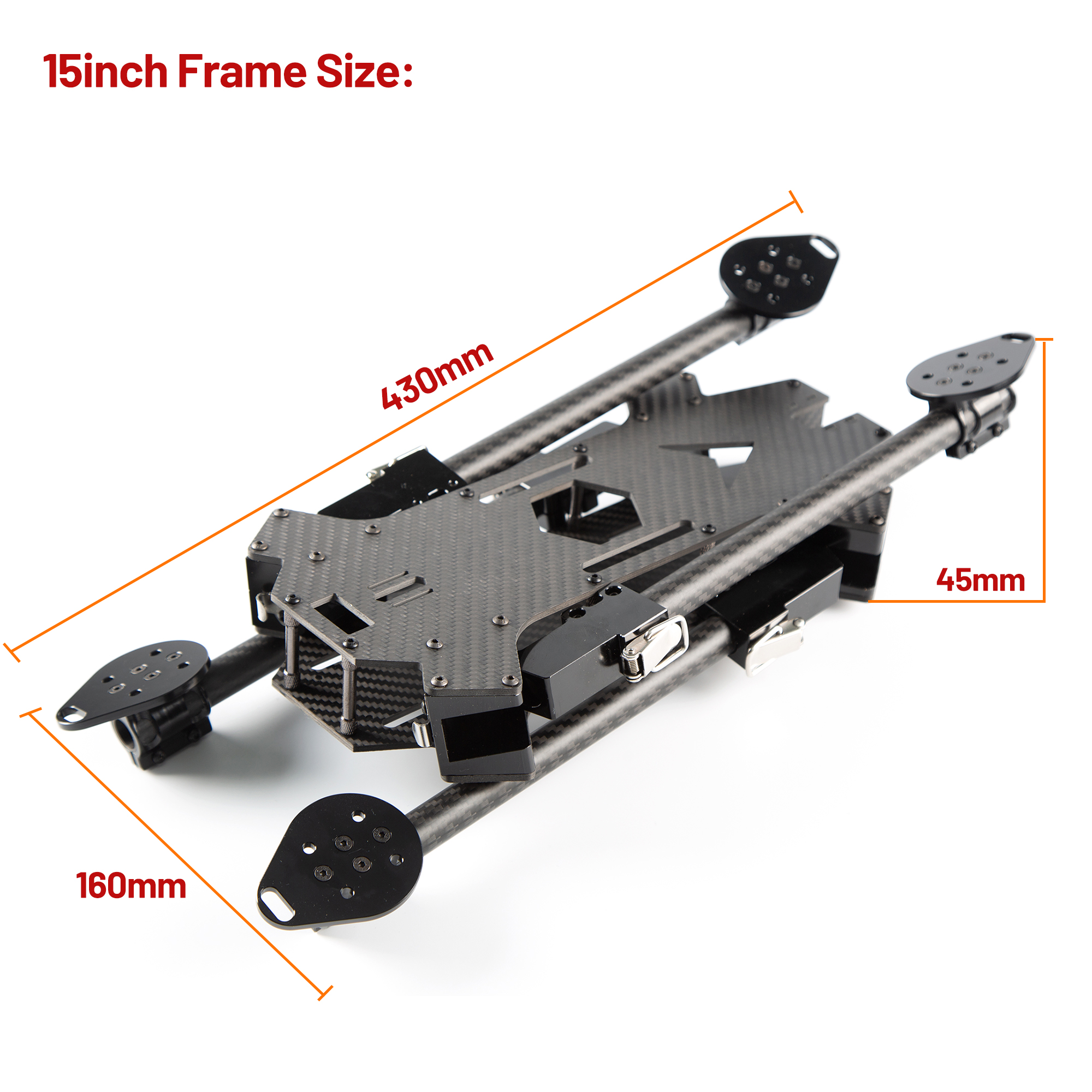 15inch /17inch FPV Carbon Fibe - Crepe Pan Carbon บทวิจารณ์และราคา