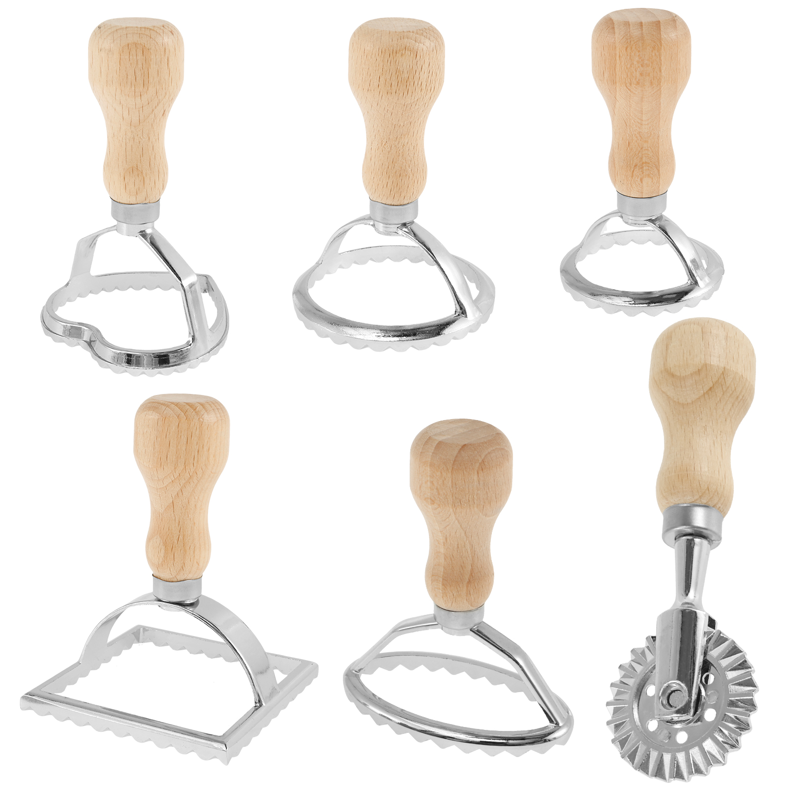 6Pcs Ravioli Maker Set Ravioli - Dumpling Press Set บทวิจารณ์และราคา