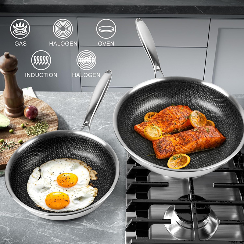 Stainless Steel Frying Pan wit - Egg Waffle Pan บทวิจารณ์และราคา