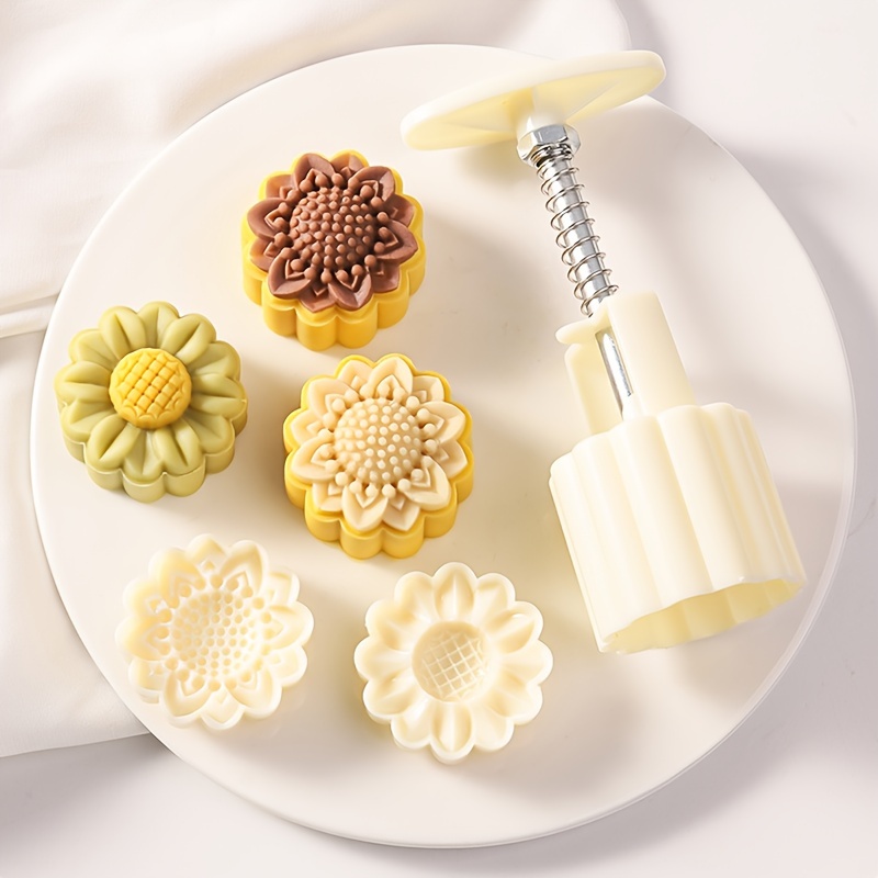 Sunflower Flowers Moon Cake Mo - Bunny Cake Mold บทวิจารณ์และราคา