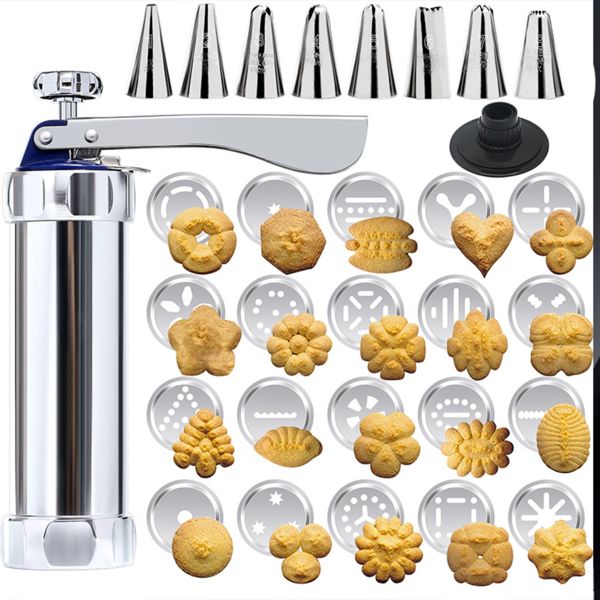 Stainless Steel Cookie Press K - Churros Maker Gun บทวิจารณ์และราคา