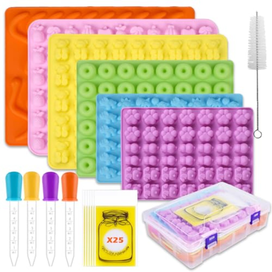 Gummy Bear Molds Silicone 37PC - Donut Mold Silicone บทวิจารณ์และราคา