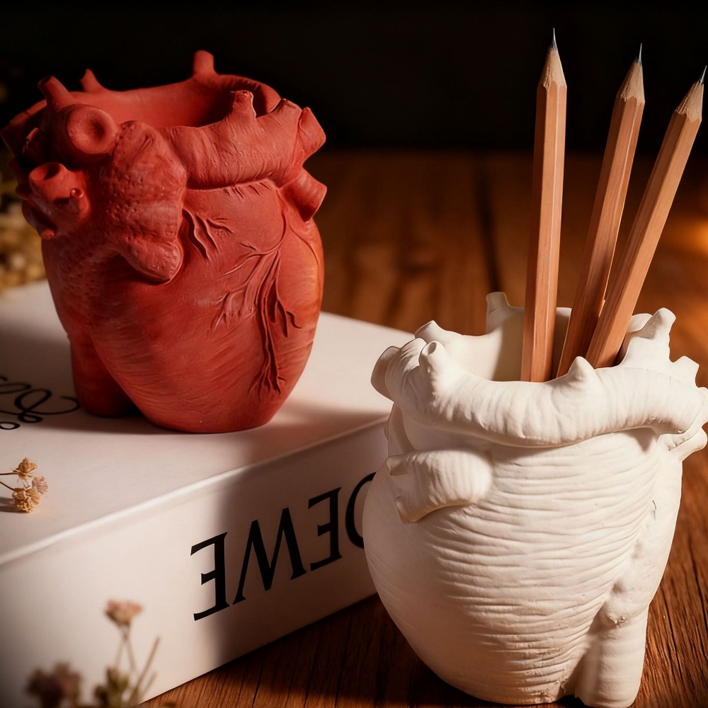 Heart Flowerpot Vase Resin Sil - Potsticker Mold บทวิจารณ์และราคา