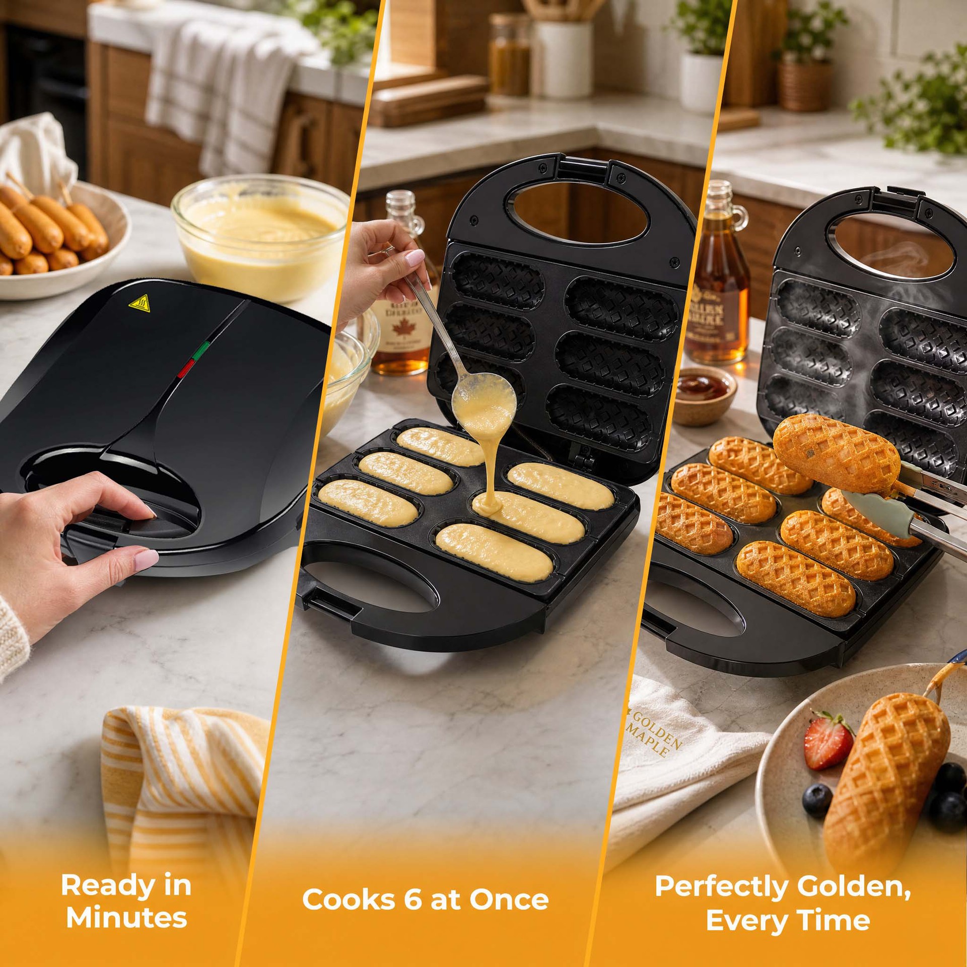 Cross-border EU standard corn  - Corn Dog Stick บทวิจารณ์และราคา