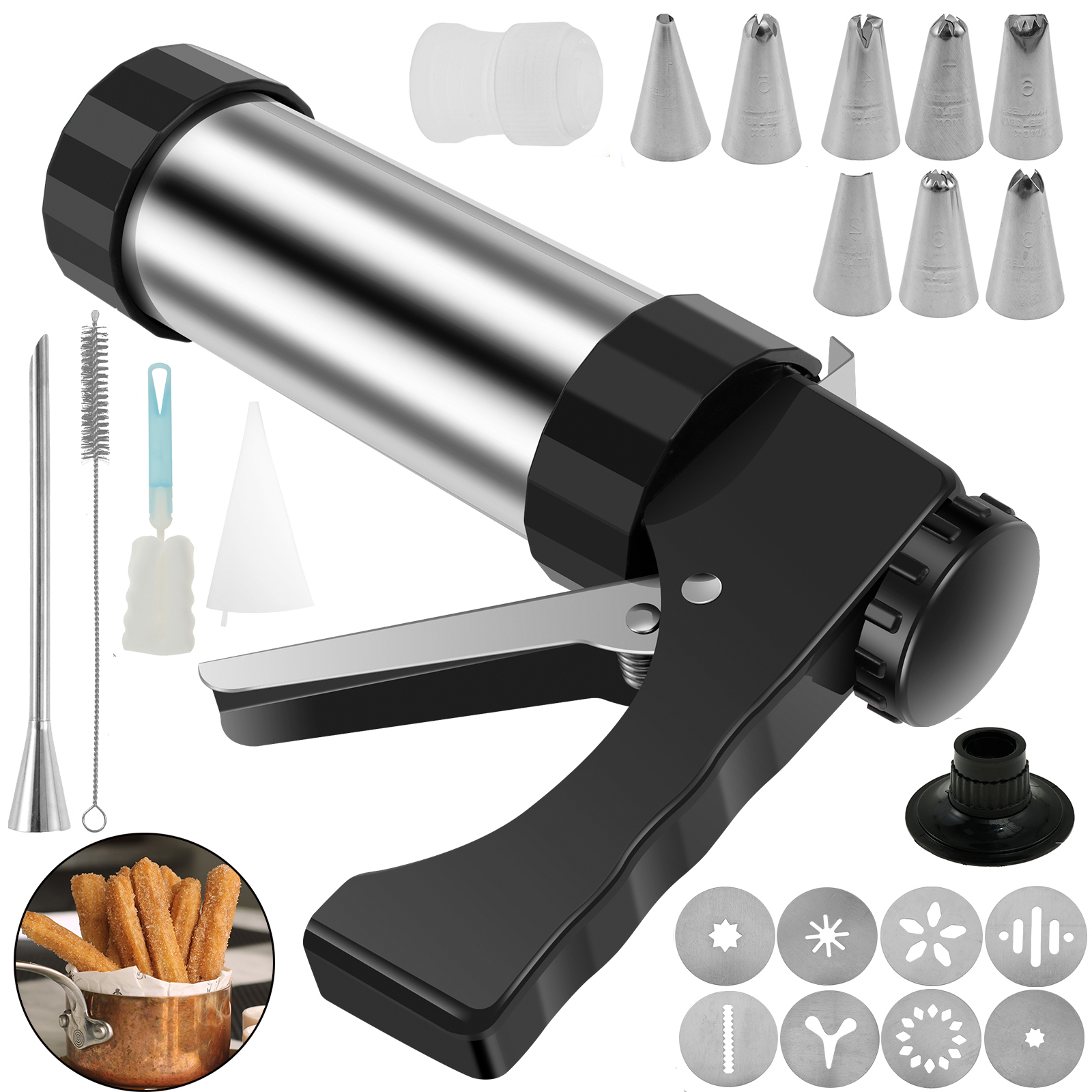 Diy Churro Maker Machine And C - Churros Maker Gun บทวิจารณ์และราคา