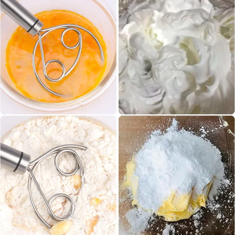 Large Hand Danish Dough Whisk  - Danish Pancake Pan บทวิจารณ์และราคา