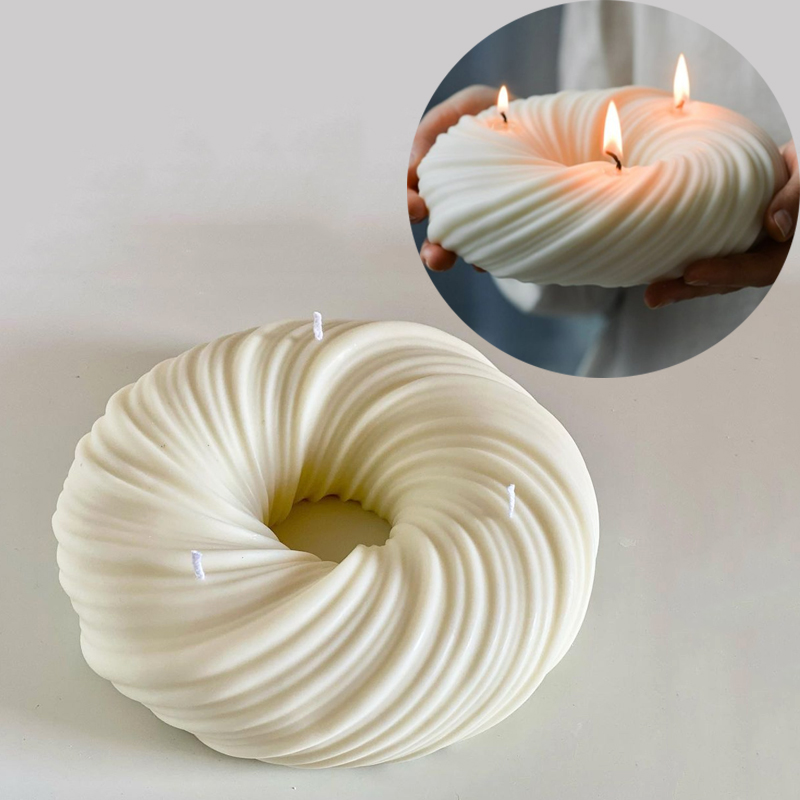 3D Big Donut Silicone Candle M - Donut Mold Silicone บทวิจารณ์และราคา