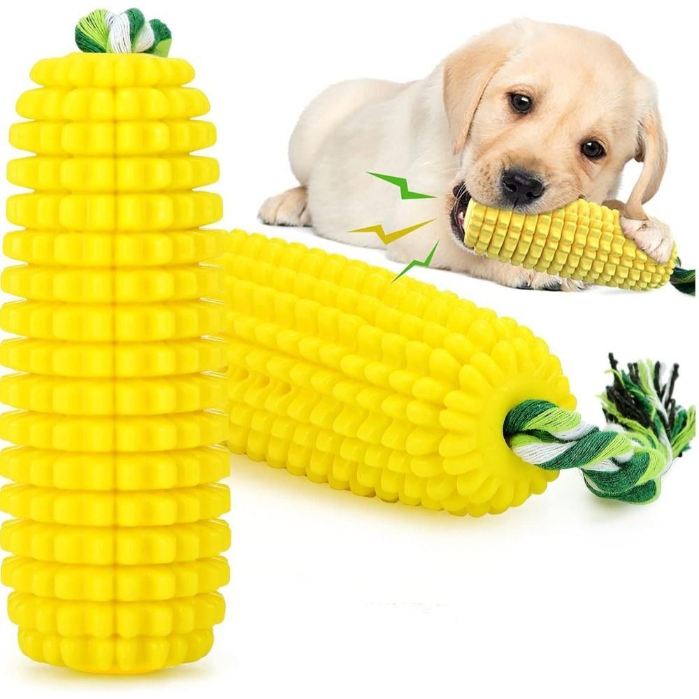 Tough Rubber Dog Chew Corn Sti - Corn Dog Stick บทวิจารณ์และราคา