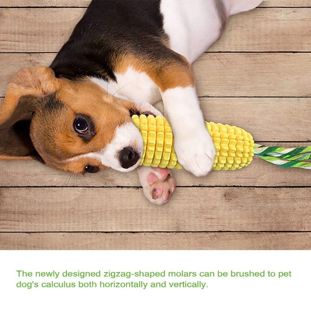 Tough Rubber Dog Chew Corn Sti - Corn Dog Stick บทวิจารณ์และราคา