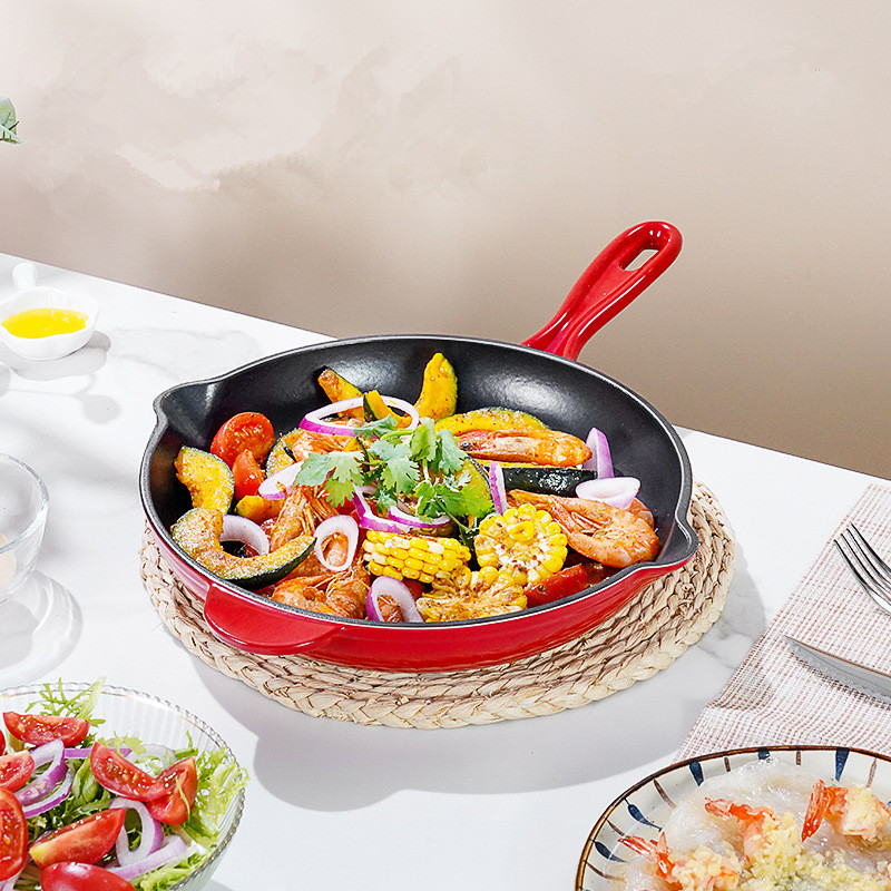 Enameled Cast Iron Skillet Sin - Cast Iron Corn บทวิจารณ์และราคา