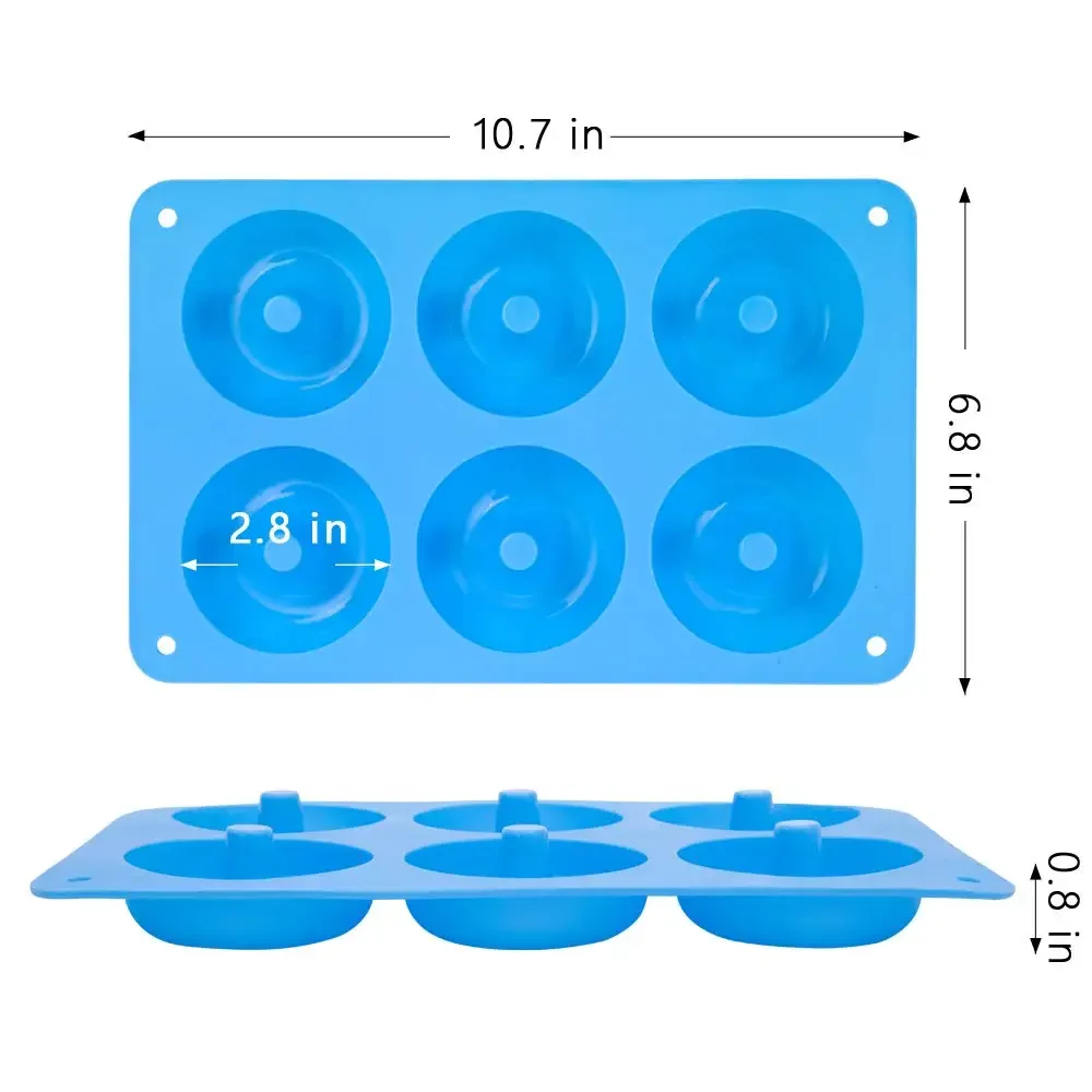 1/2pcs Silicone Muffins Donut  - Donut Mold Silicone บทวิจารณ์และราคา