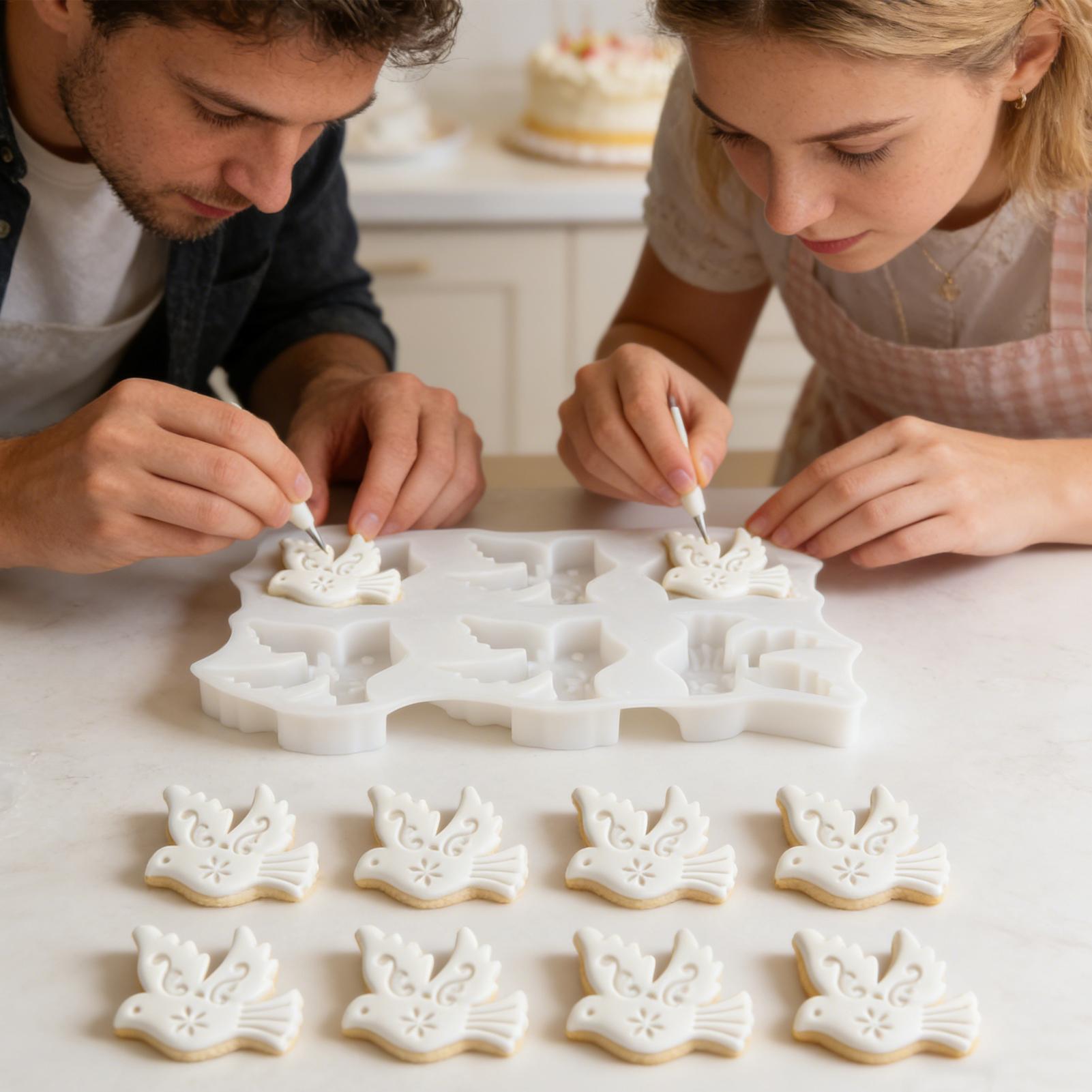 Bird Shape Silicone Mold 6-Cav - Potsticker Mold บทวิจารณ์และราคา