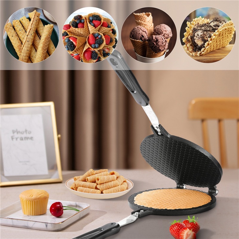 22cm Non-Stick Egg Roll Waffle - Egg Waffle Pan บทวิจารณ์และราคา