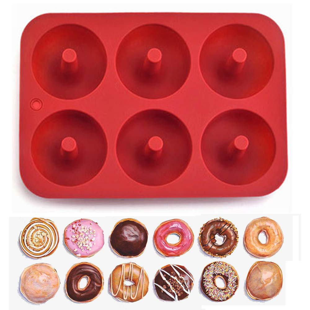 6 Holes Silicone Donut Mold Ba - Donut Mold Silicone บทวิจารณ์และราคา