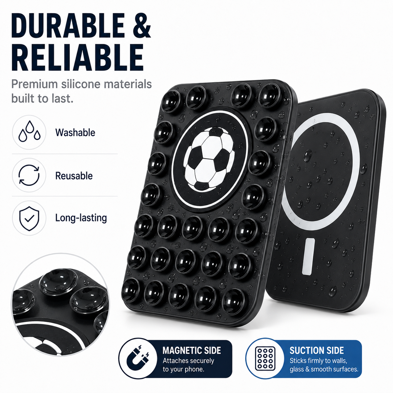 Cute Soccer For Magnetic Phone - Taco Stand Holder บทวิจารณ์และราคา
