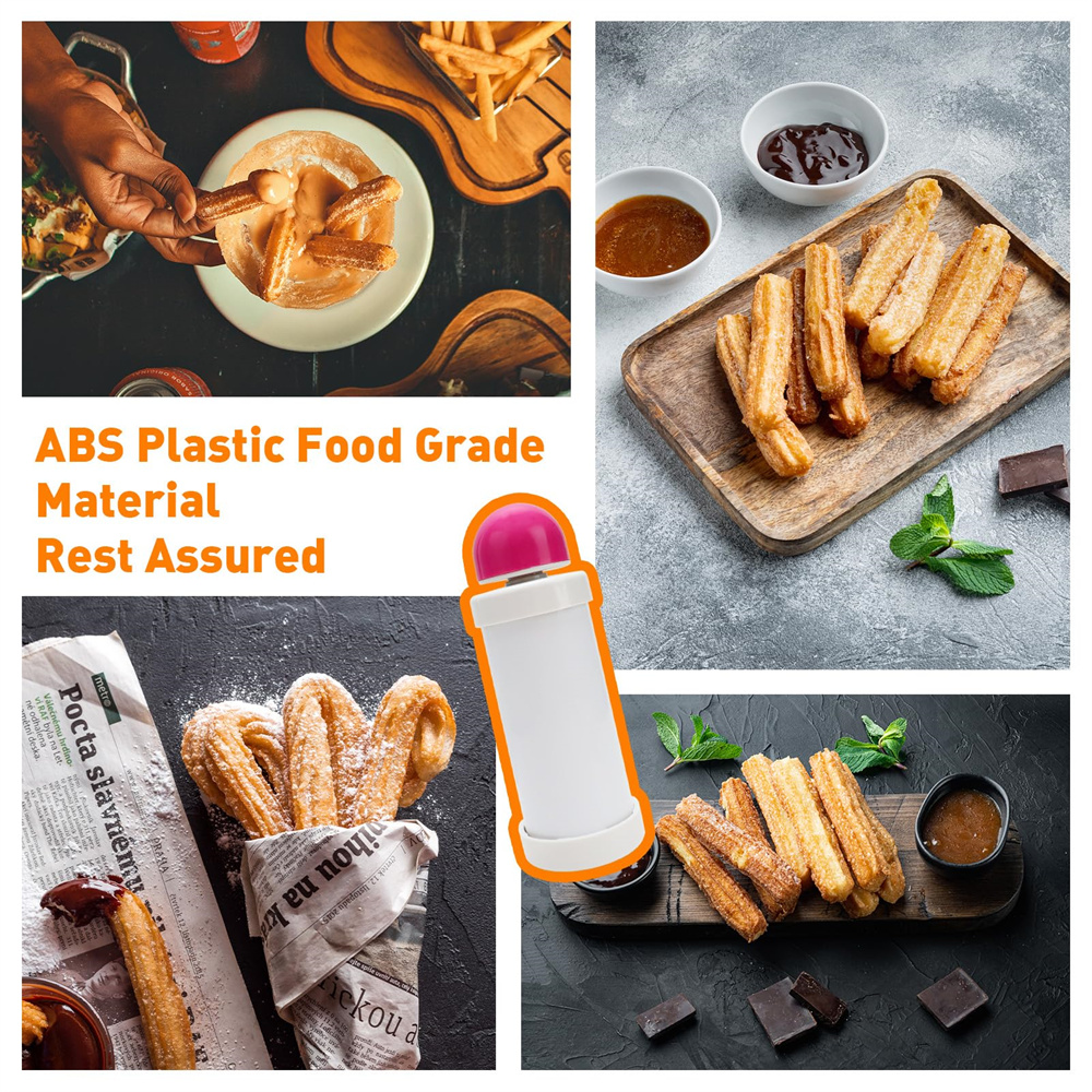 DIY Manual Cookie Press Maker  - Churros Maker Gun บทวิจารณ์และราคา