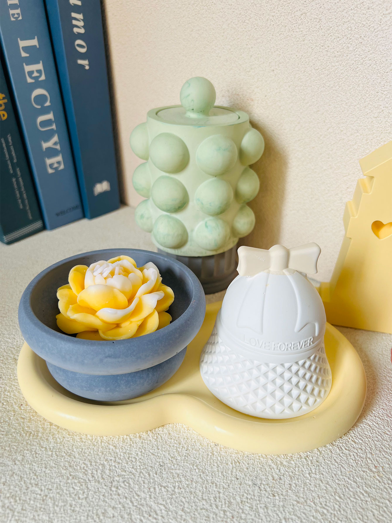 Bubble Jar Candle Vessel Concr - Donut Mold Silicone บทวิจารณ์และราคา