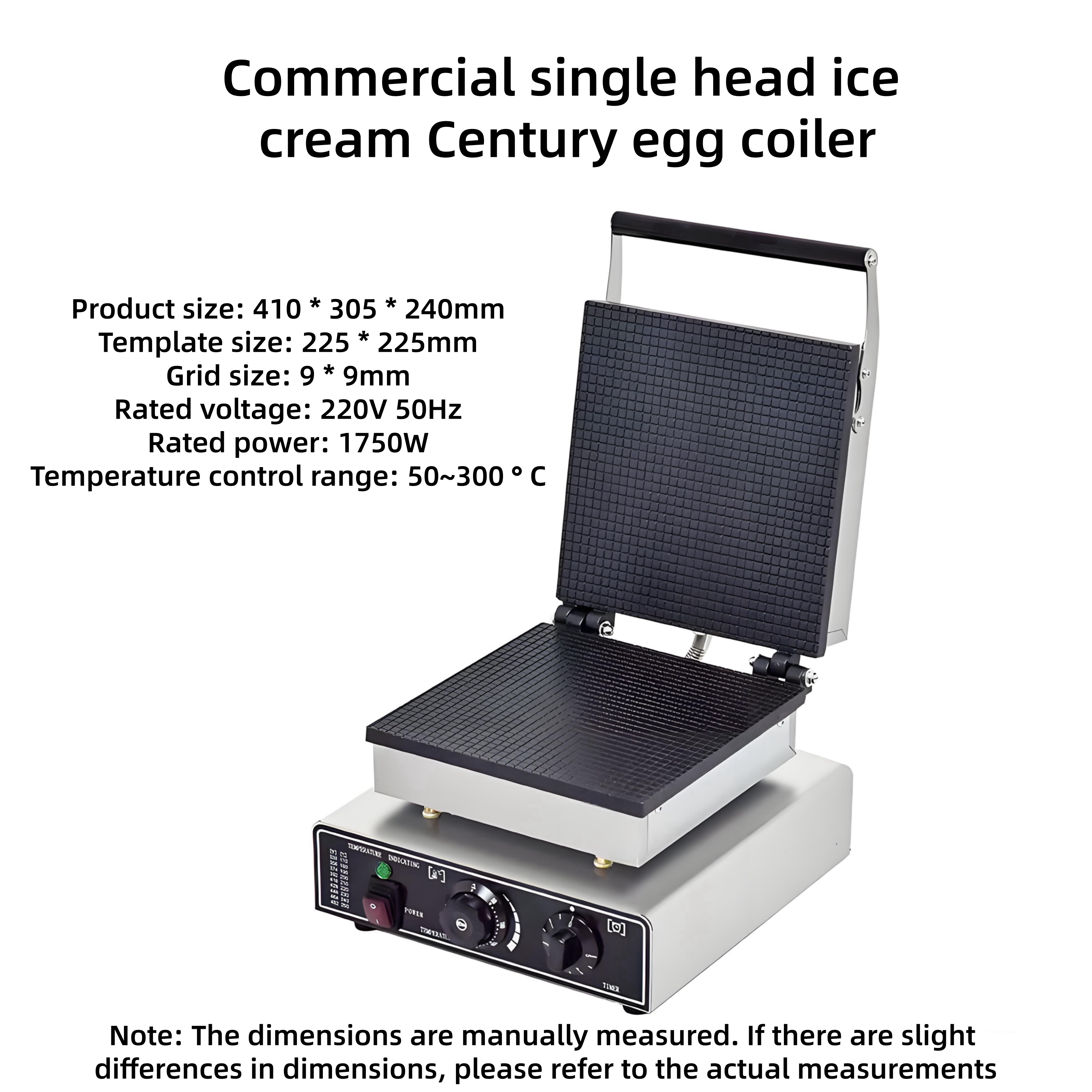 Food tools Commercial New 220V - Waffle Cone Maker บทวิจารณ์และราคา
