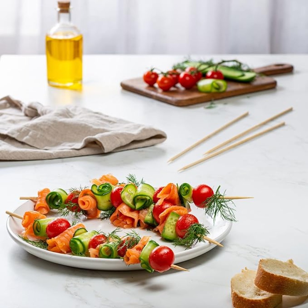 90-1350Pcs BBQ Bamboo Sticks D - Corn Dog Stick บทวิจารณ์และราคา