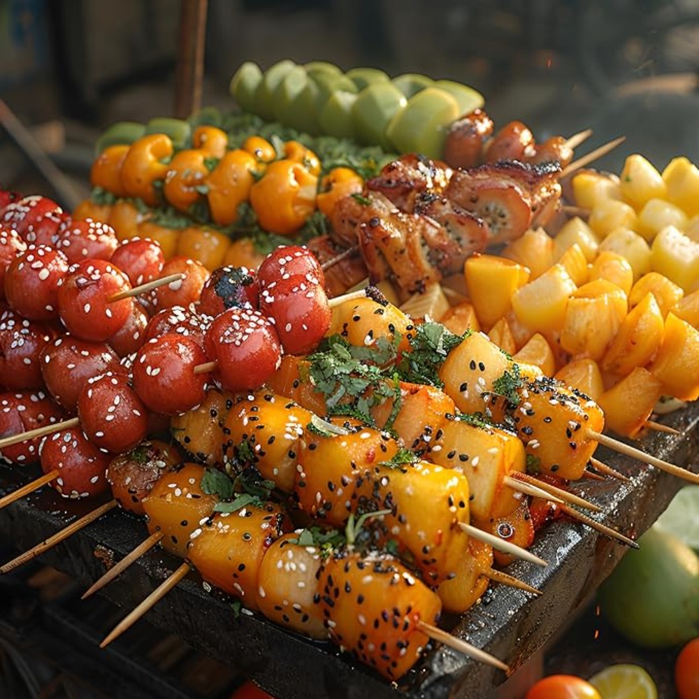 90-1350Pcs BBQ Bamboo Sticks D - Corn Dog Stick บทวิจารณ์และราคา