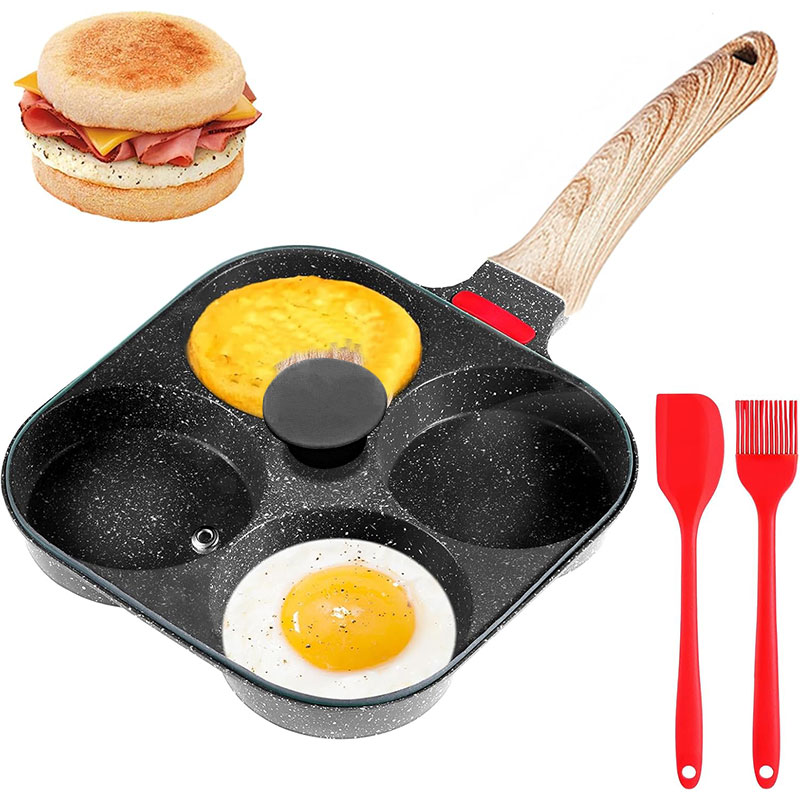 Deepened Egg Frying Pan with L - Egg Waffle Pan บทวิจารณ์และราคา