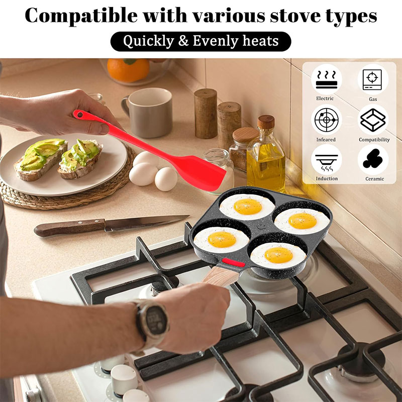 Deepened Egg Frying Pan with L - Egg Waffle Pan บทวิจารณ์และราคา