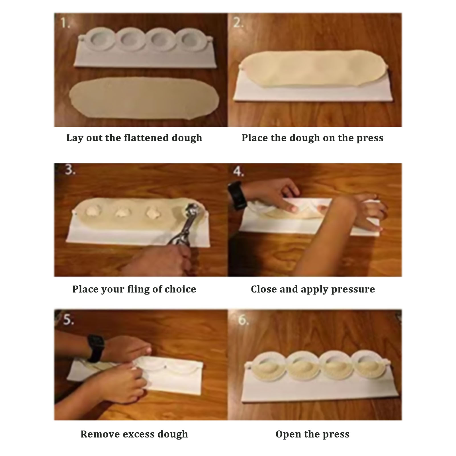 Large Diy Dumpling Mold Dough  - Dumpling Press Set บทวิจารณ์และราคา