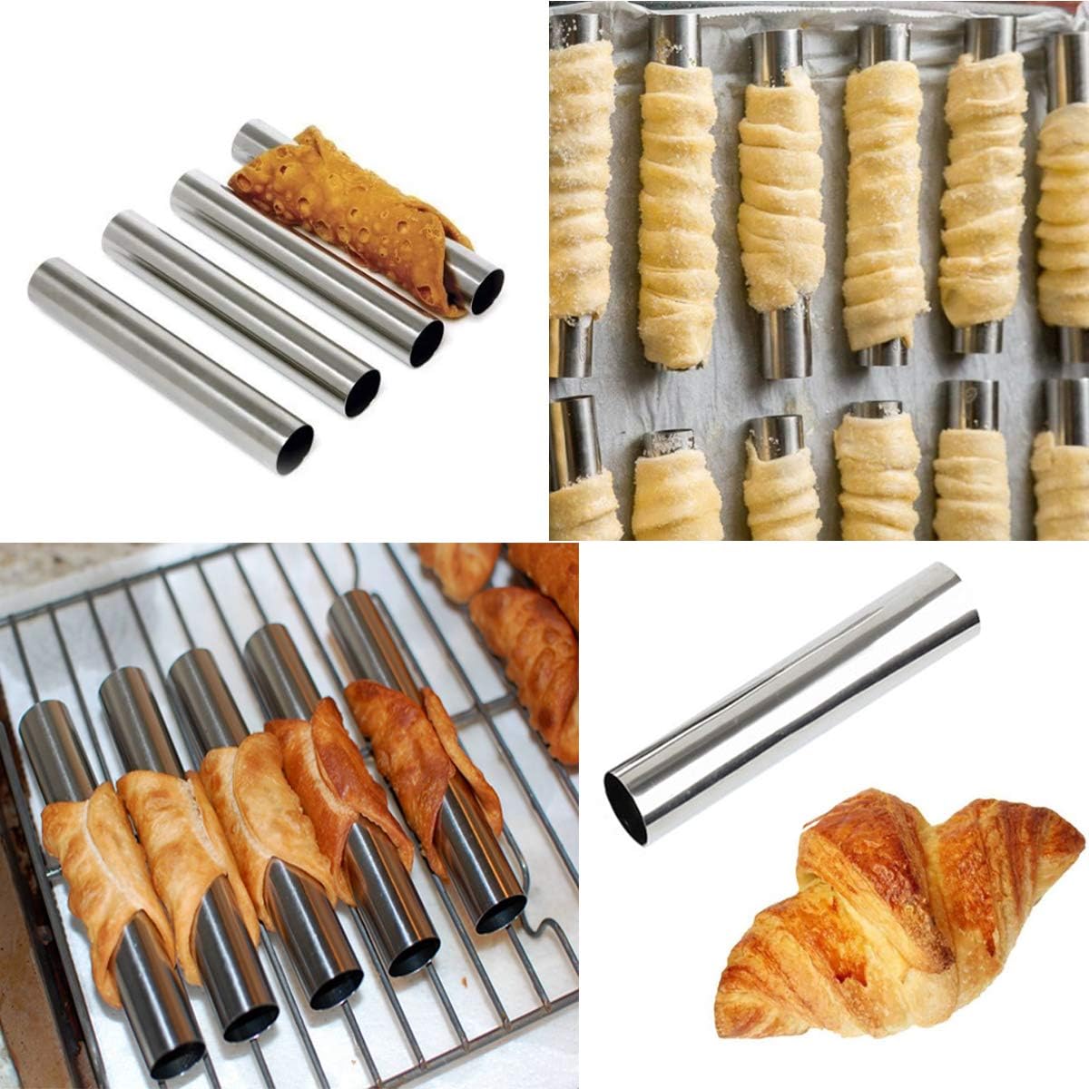 Cannoli Tubes Set, 10/20Pcs Fo - Danish Pancake Pan บทวิจารณ์และราคา