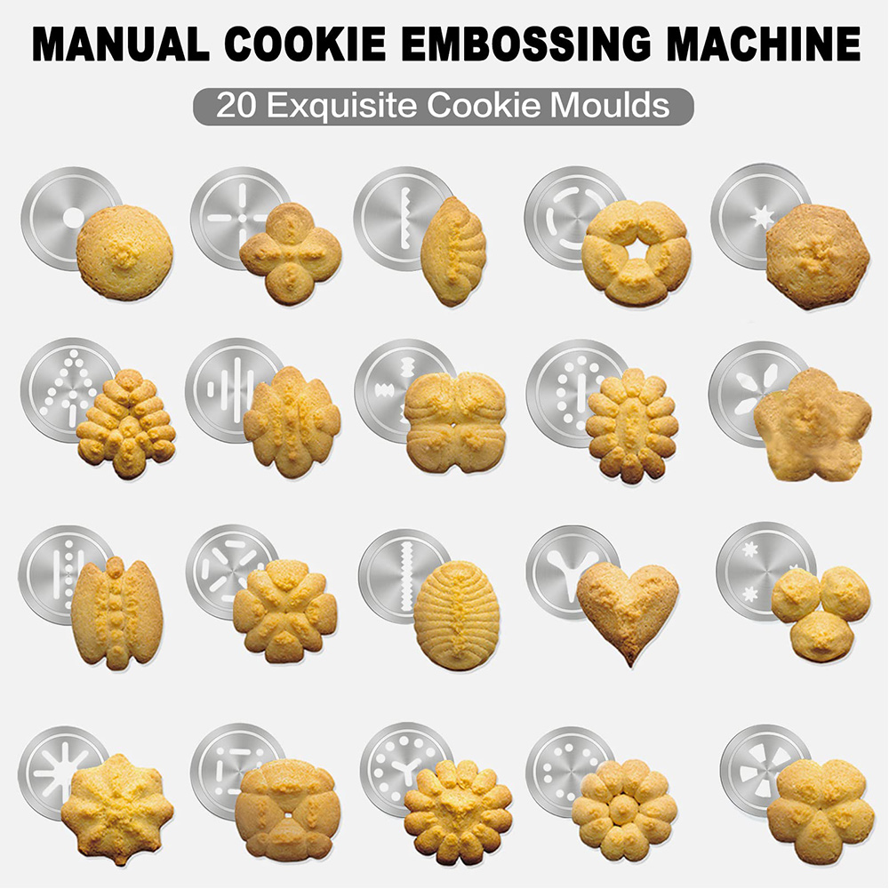 10/20pcs Aluminum Cookie Maker - Churros Maker Gun บทวิจารณ์และราคา
