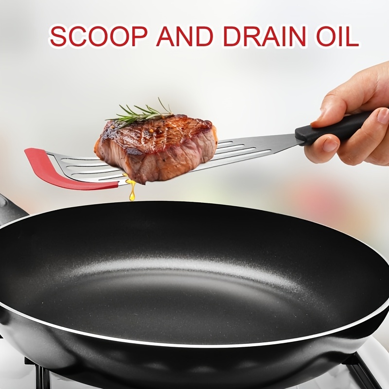 Stainless steel silicone spatu - Okonomiyaki Spatula บทวิจารณ์และราคา