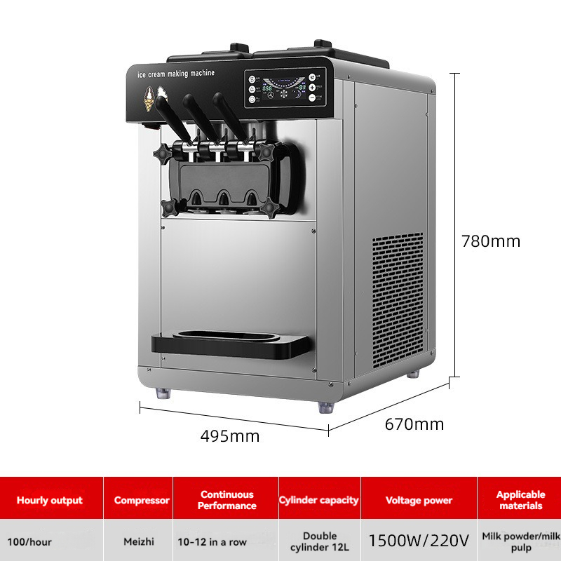 Fully Automatic Sundae Cone So - Waffle Cone Maker บทวิจารณ์และราคา