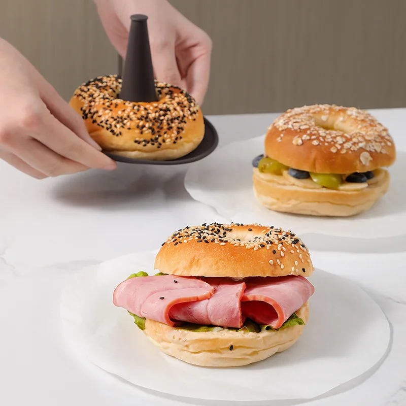 6Pcs Bagel Tools Silicone Mold - Donut Mold Silicone บทวิจารณ์และราคา