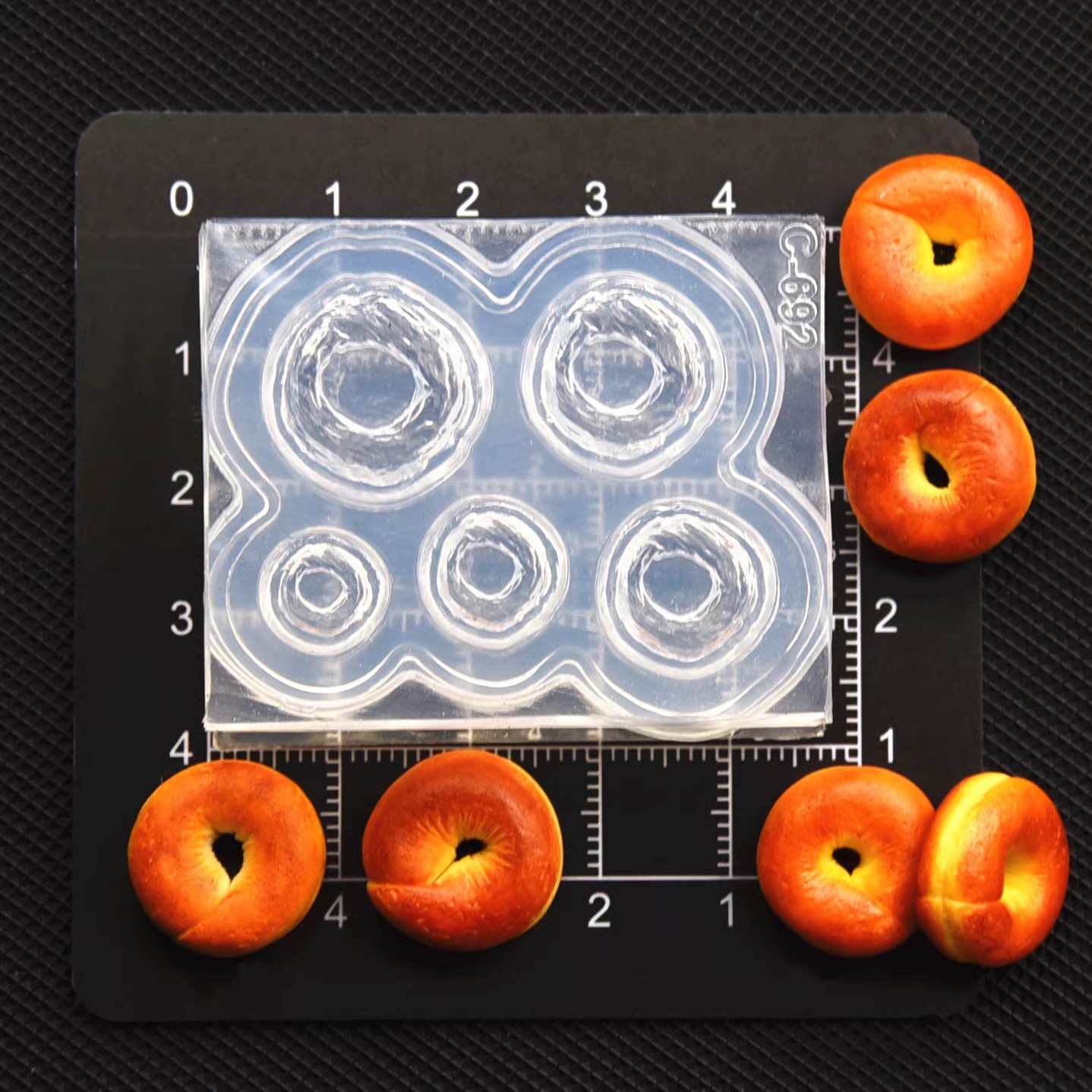 Polymer Clay Mini 3D Bagel Bre - Donut Mold Silicone บทวิจารณ์และราคา