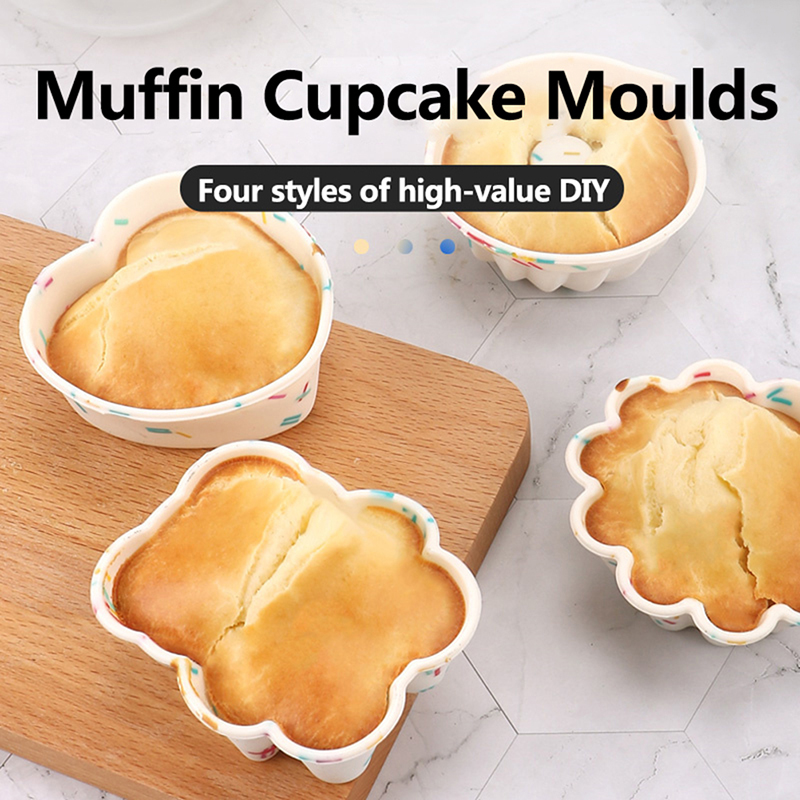 4Pcs Muffin Donuts Cupcake Lin - Donut Mold Silicone บทวิจารณ์และราคา