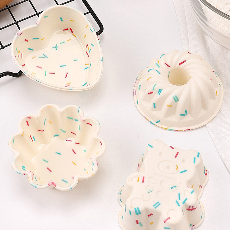 4Pcs Muffin Donuts Cupcake Lin - Donut Mold Silicone บทวิจารณ์และราคา