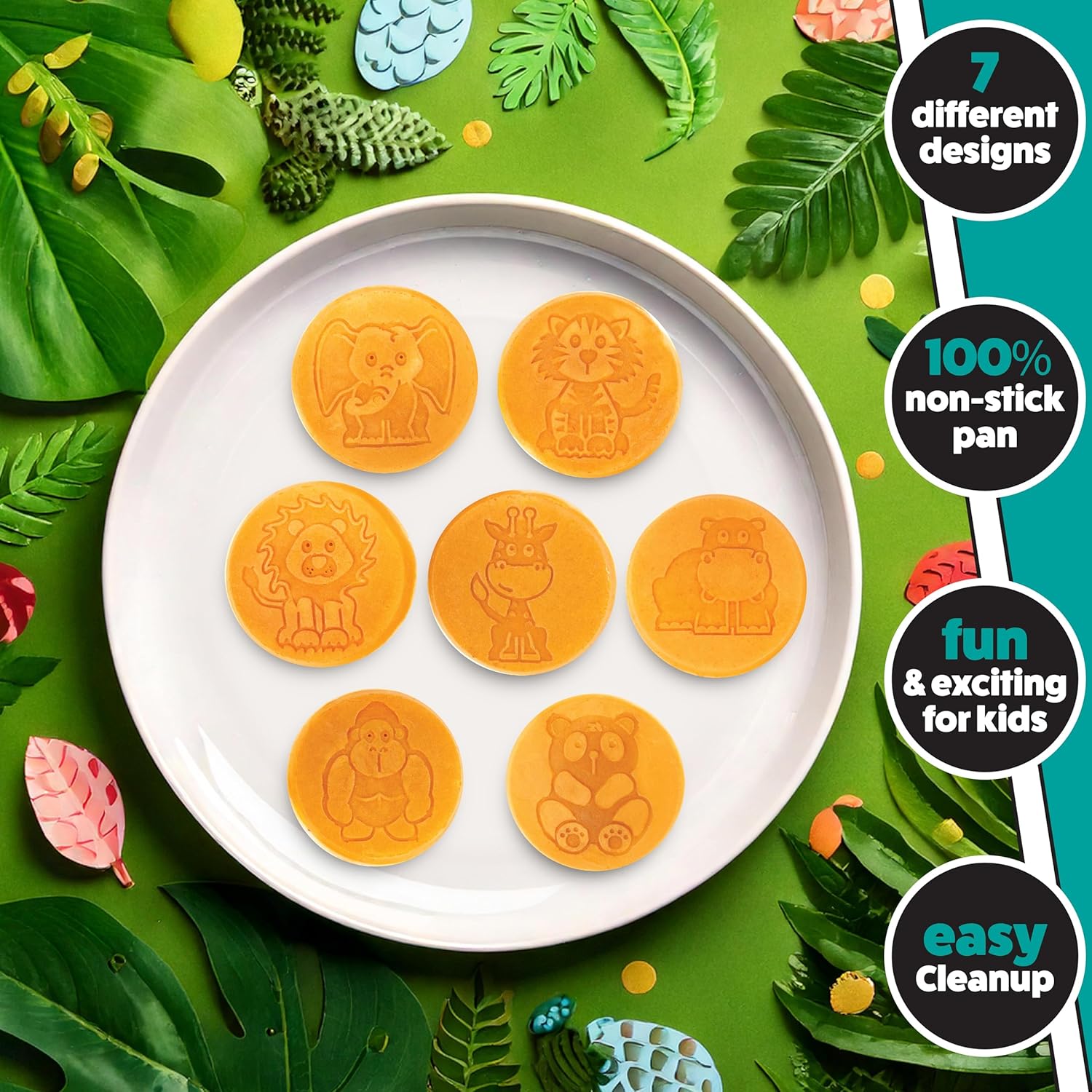 Animal Mini Pancake Pan - Make - Mini Pancake Griddle บทวิจารณ์และราคา